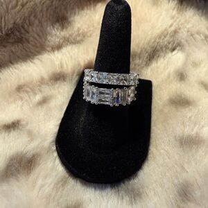 “Tell Your Story” Ring Cubic Zirconia Bomb Party April Birthday Collection 2025